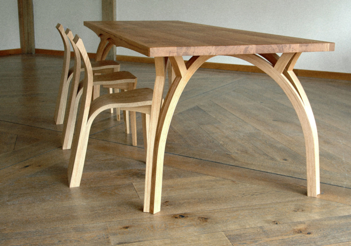 Comer Table & Chairs